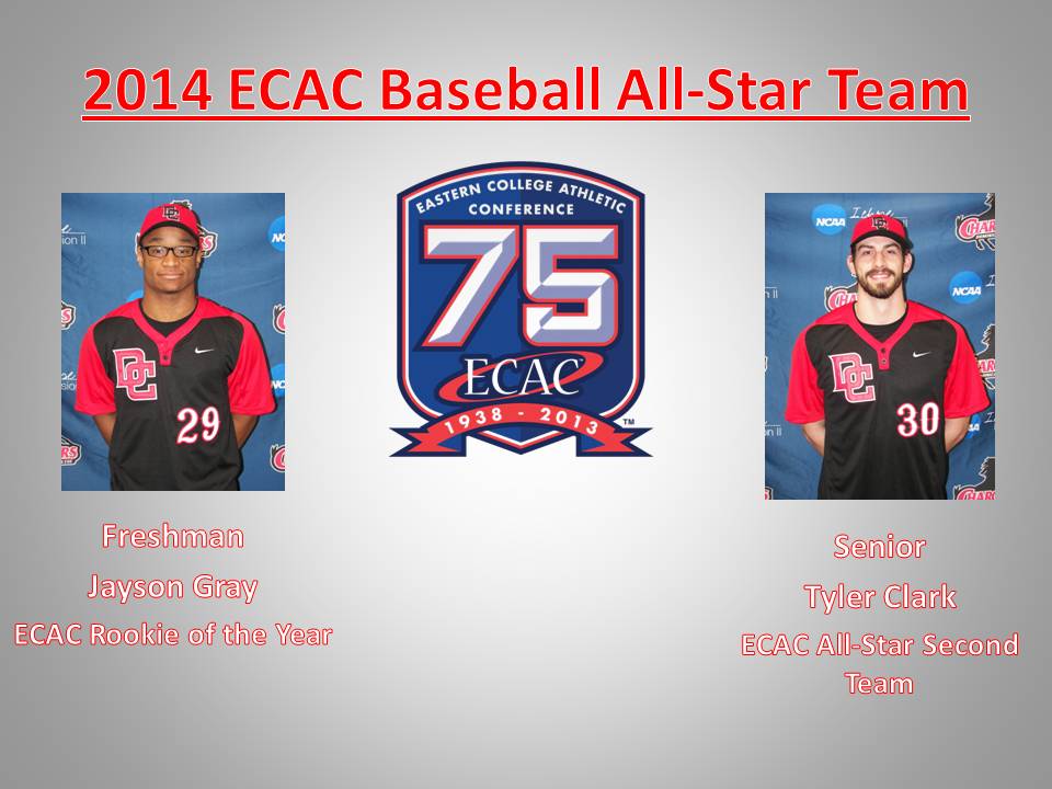 ECAC ANNOUNCES 2014 DIVISION II BASEBALL ALL-STARS AND MAJOR AWARD WINNERS