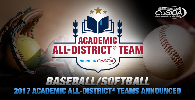 DECKER NAMED COSIDA ACADEMIC ALL DISTRICT®