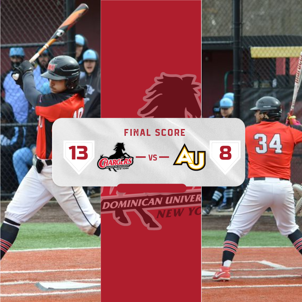 KIEFER,  AVILA, AND RICHMAN DRIVE IN NINE RUNS COMBINED TO LEAD CHARGERS PASSED ADELPHI