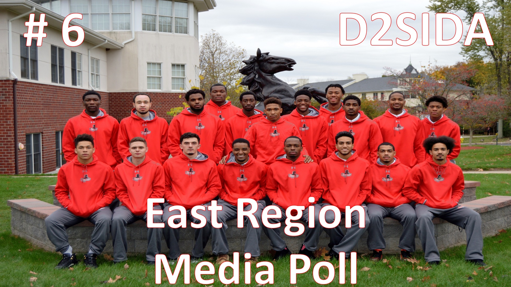 CHARGERS CLIMB BACK UP TO SIXTH IN D2SIDA EAST REGION MEDIA POLL