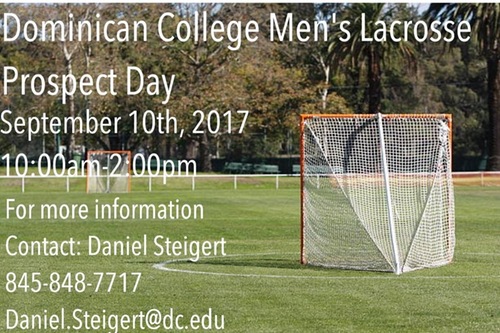 MEN'S LACROSSE TO HOLD PROSPECT CAMP