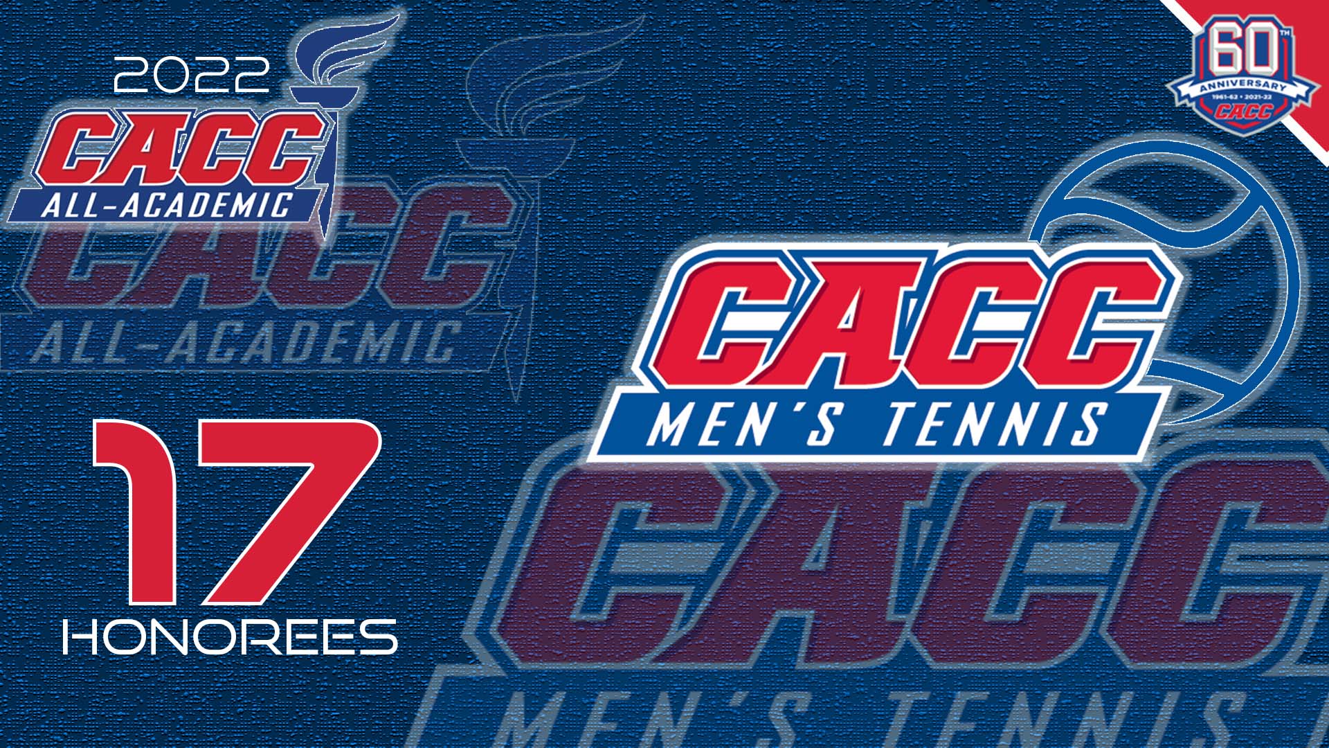 THREE MEN'S TENNIS PLAYERS EARN CACC ALL-ACADEMIC HONORS