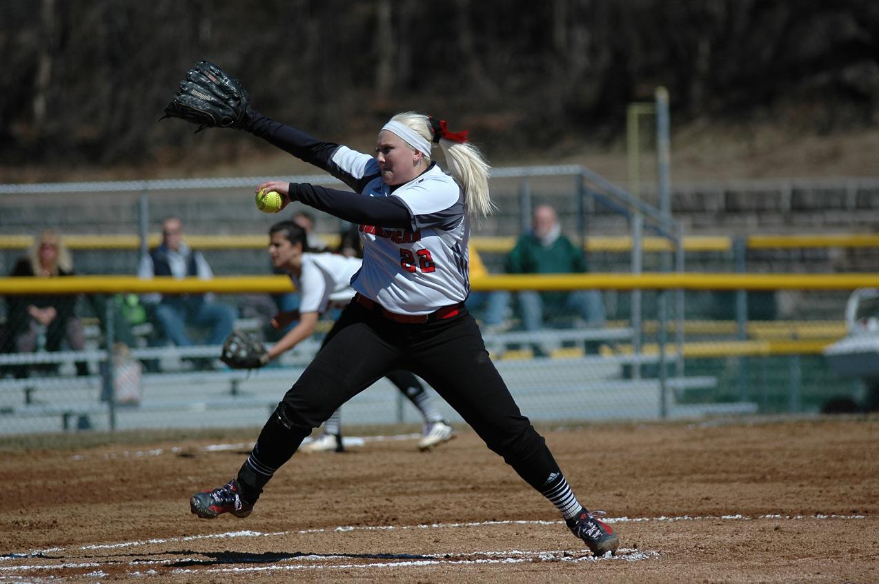 MASKA THROWS NO HITTER TO COMPLETE SWEEP OF GOLDEY-BEACOM COLLEGE