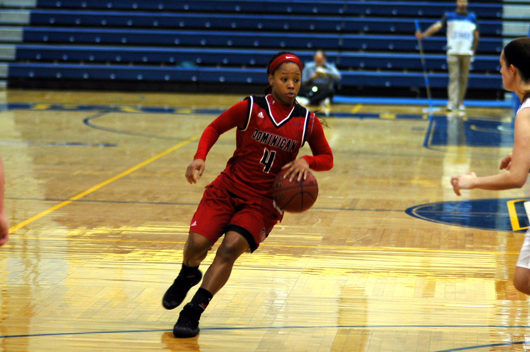 Freshman Kyla Ramseur who netted a career high 13 points tonight