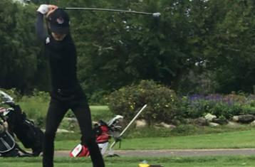 WOMEN'S GOLFER COMPETES AT PENMEN COLUMBUS DAY INVITE
