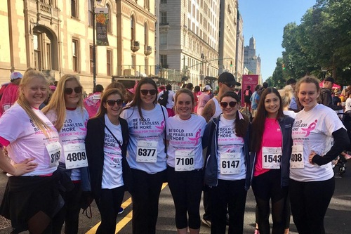 LADY CHARGERS TAKE PART IN SUSAN G. KOMEN WALK FOR A CURE