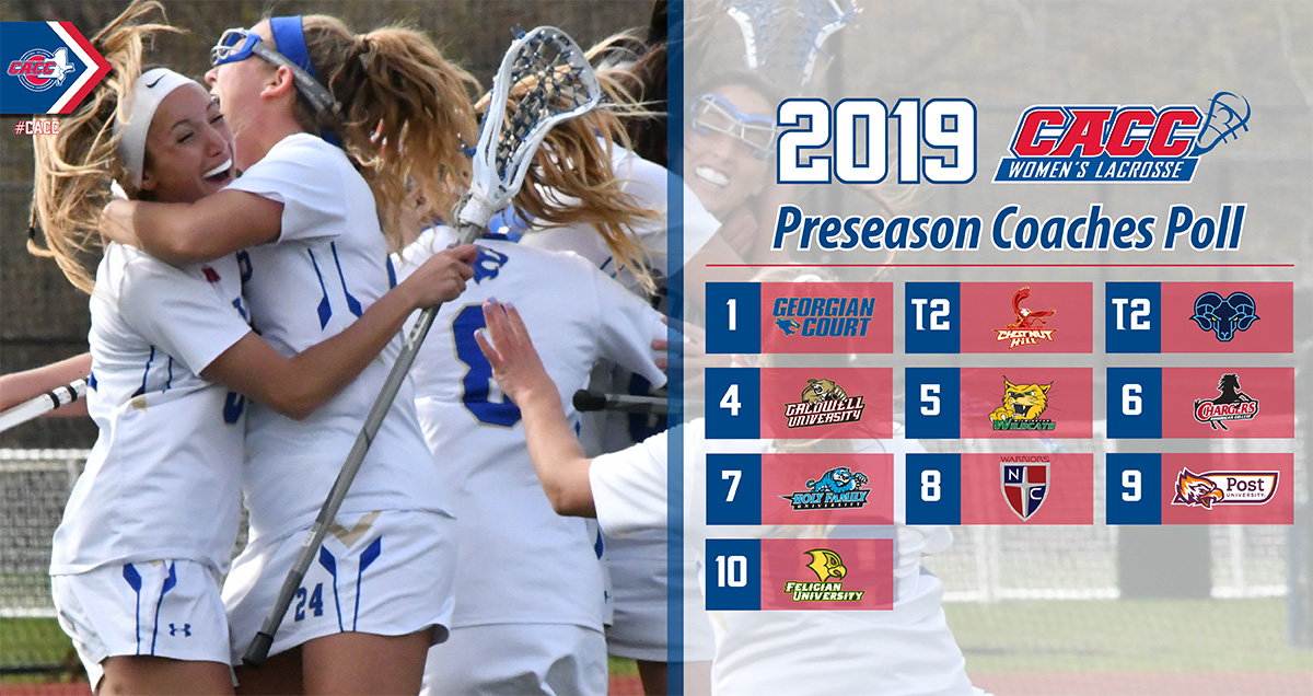 LADY CHARGERS TABBED SIXTH IN 2019 CACC WOMEN'S LACROSSE PRESEASON COACHES POLL