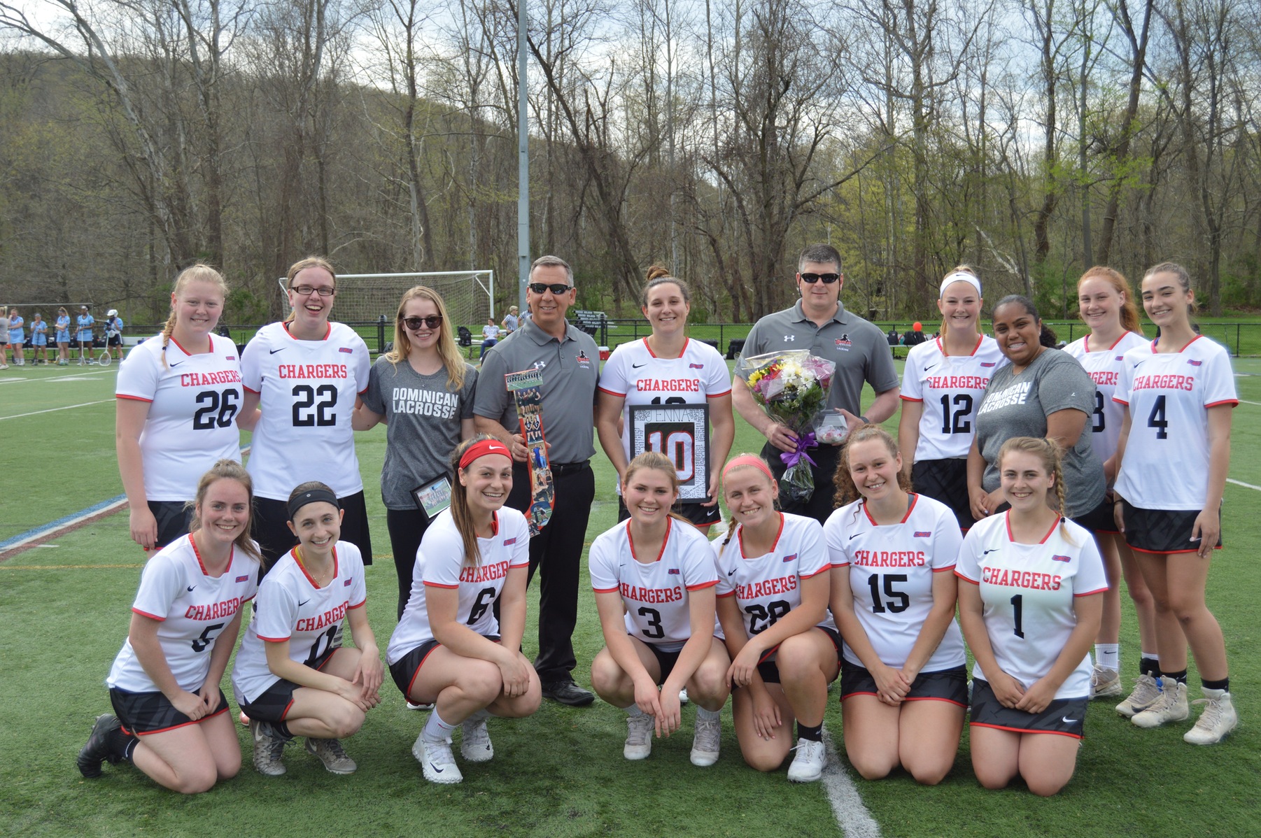 WOMEN'S LACROSSE DEFEATS HOLY FAMILY ON SENIOR DAY