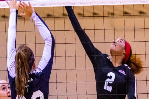 WOMEN'S VOLLEYBALL FALLS TWICE IN DOMINICAN COLLEGE TRI-MATCH