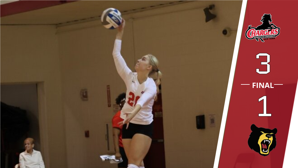VOLLEYBALL EXTENDS WINNING STREAK TO FOUR IN VICTORY OVER BEARS