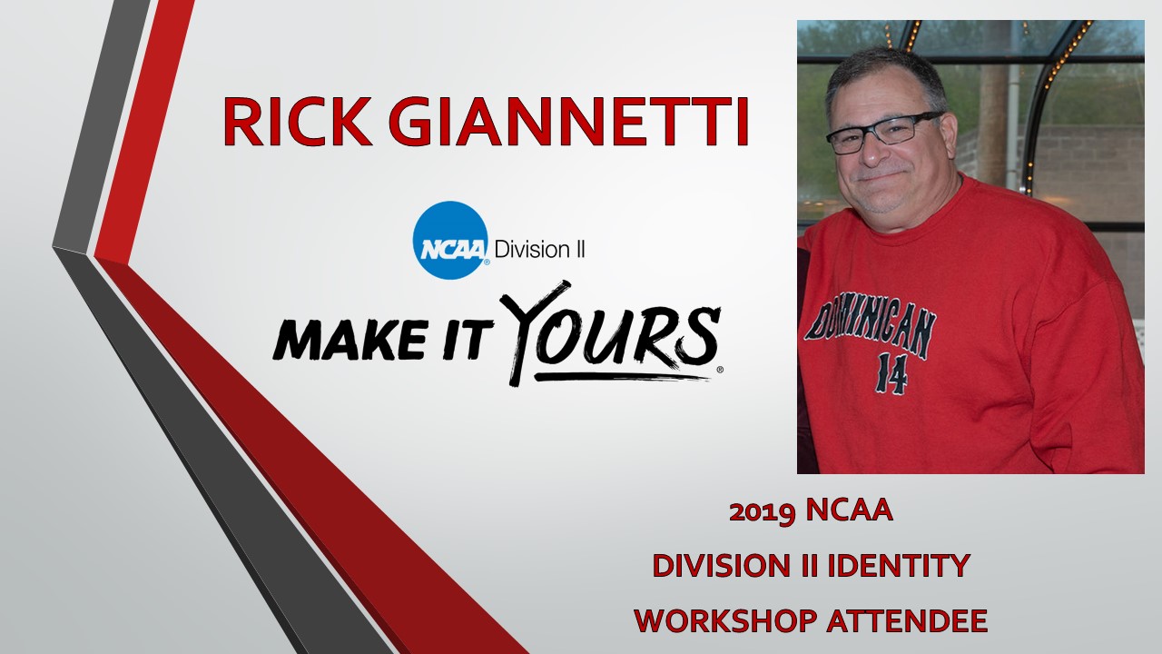 DOMINICAN COACH GIANNETTI ATTENDS DIVISION II IDENTITY WORKSHOP