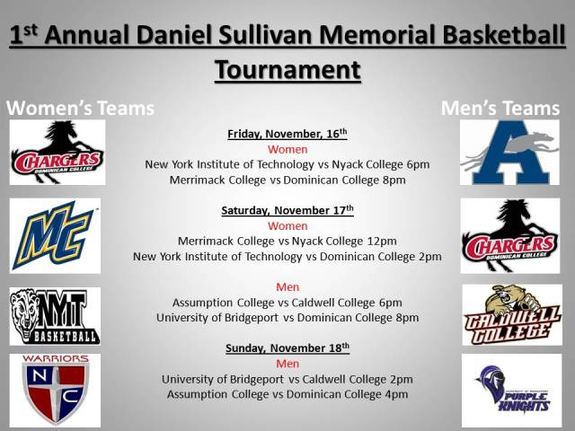 MERRIMACK AND NYIT TAKE CHARGE ON DAY TWO OF DANIEL SULLIVAN MEMORIAL TOURNAMENT