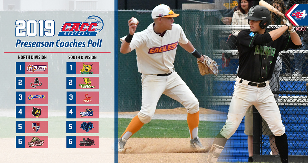 BASEBALL TABBED SECOND IN DIVISION IN 2019 CACC BASEBALL PRESEASON COACHES POLL