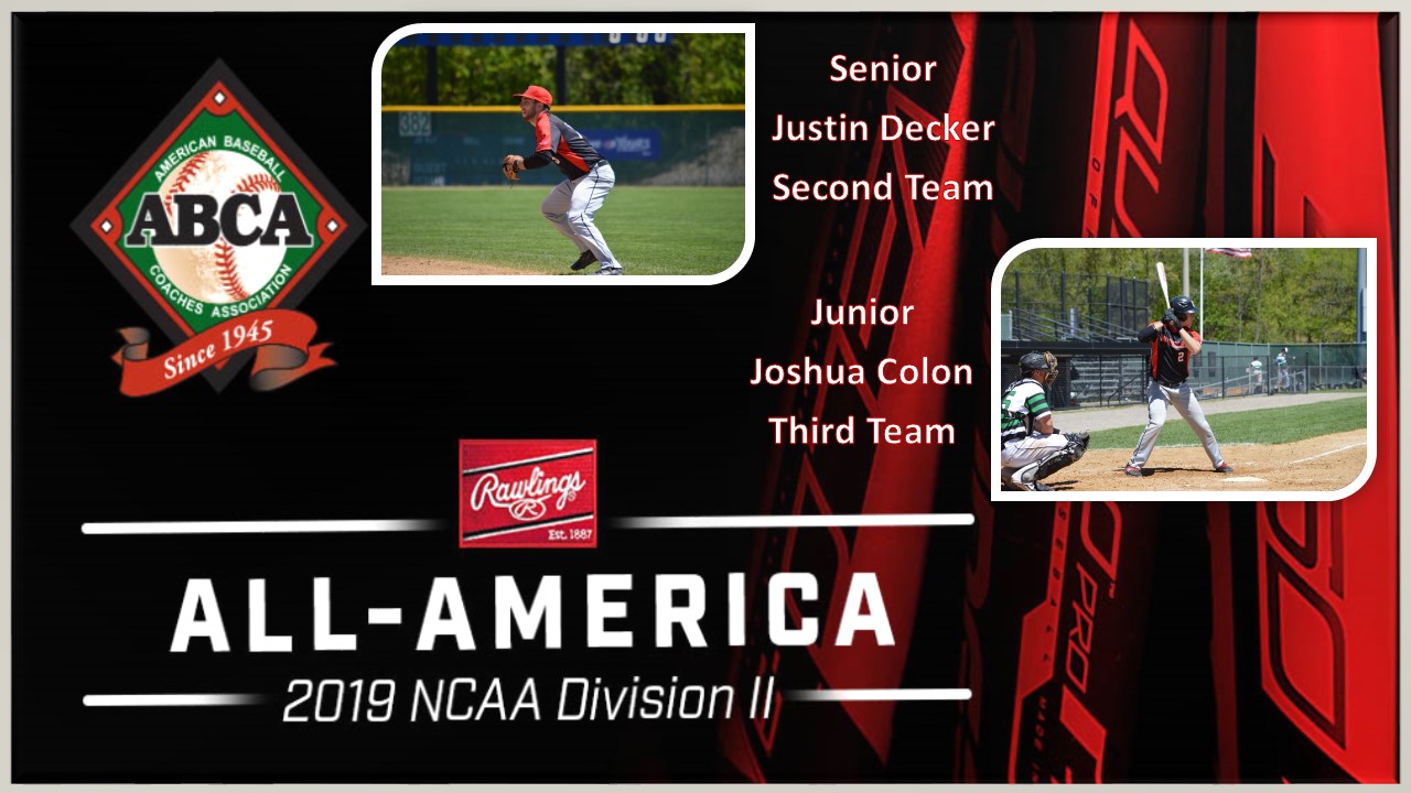 DECKER AND COLON NAMED TO ABCA/RAWLINGS ALL-AMERICA TEAMS