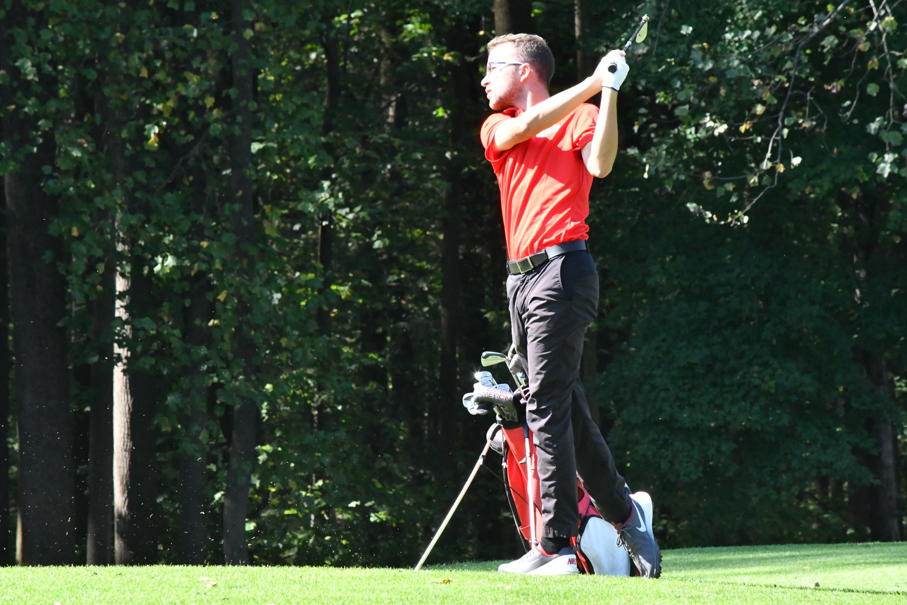 MEN'S GOLF IN TIE FOR FOURTH PLACE AFTER ROUND ONE OF NCAA D2 ATLANTIC/EAST SUPER REGIONAL