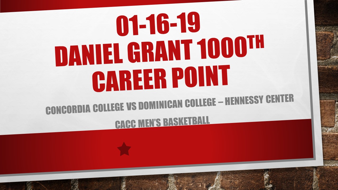 CHARGER VIDEO HIGHLIGHT: DANIEL GRANT'S 1000TH CAREER POINT