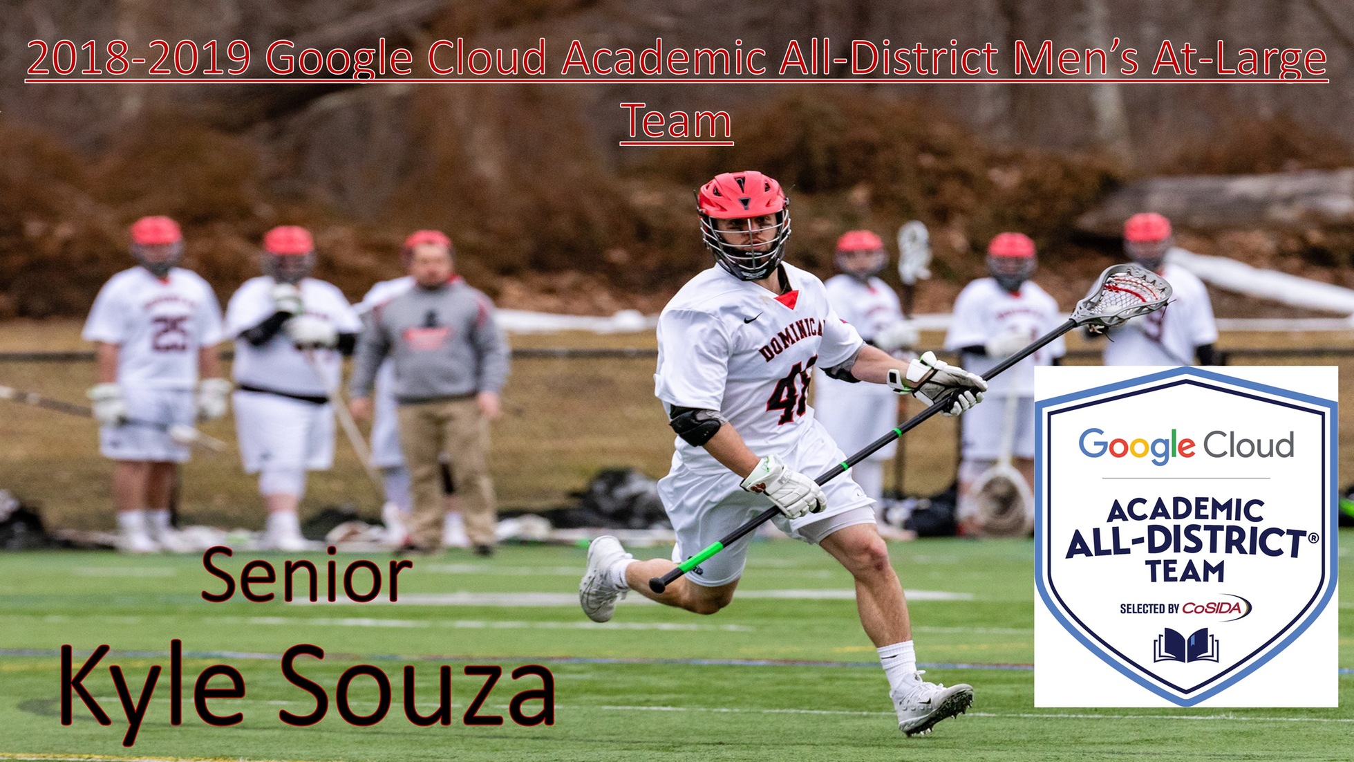 SOUZA NAMED TO 2018-2019 GOOGLE CLOUD ACADEMIC ALL-DISTRICT® MEN'S AT-LARGE TEAM