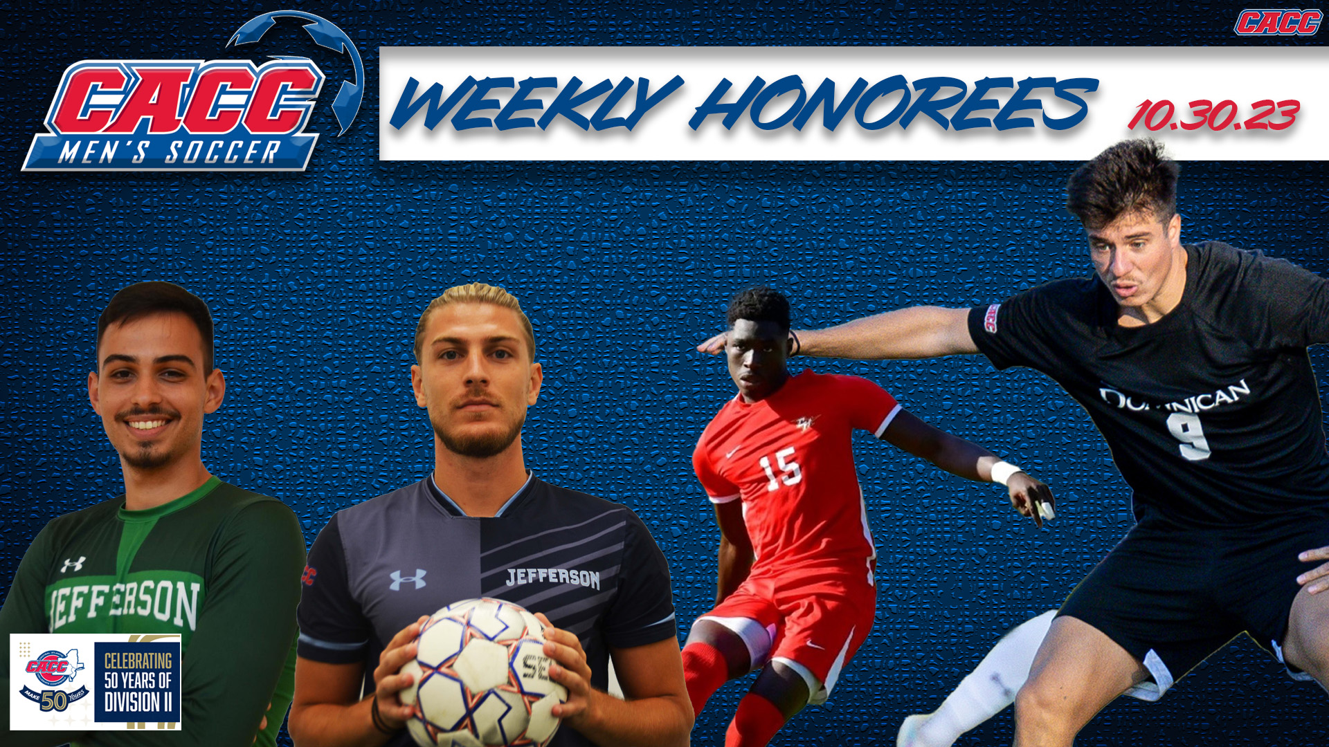 PIRANA NAMED CACC MEN'S SOCCER PLAYER OF THE WEEK