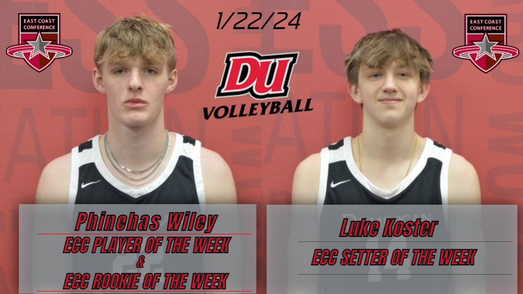 WILEY AND KOSTER EARN ECC ACCOLADES