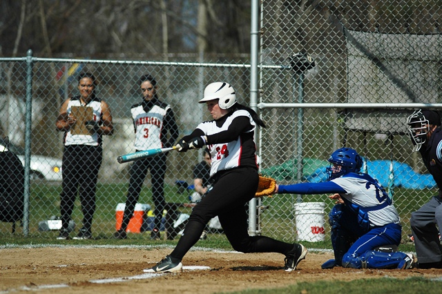 LADY CHARGERS SPLIT WITH ASSUMPTION COLLEGE