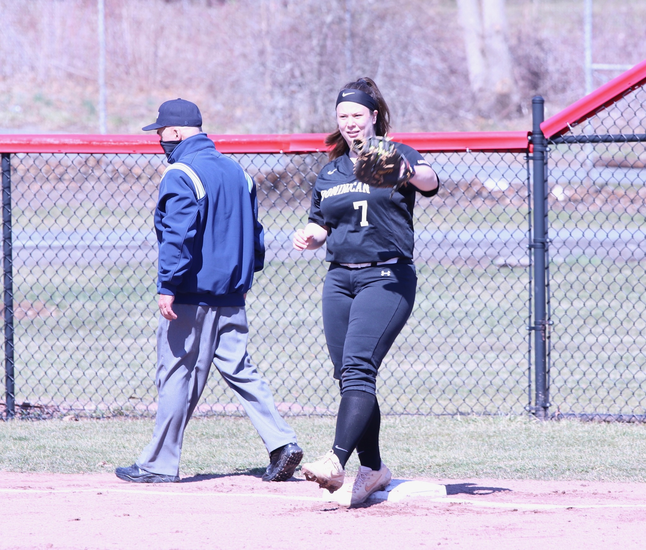 SOFTBALL EARNS SPLIT WITH CONFERENCE OPPONENT POST UNIVERSITY