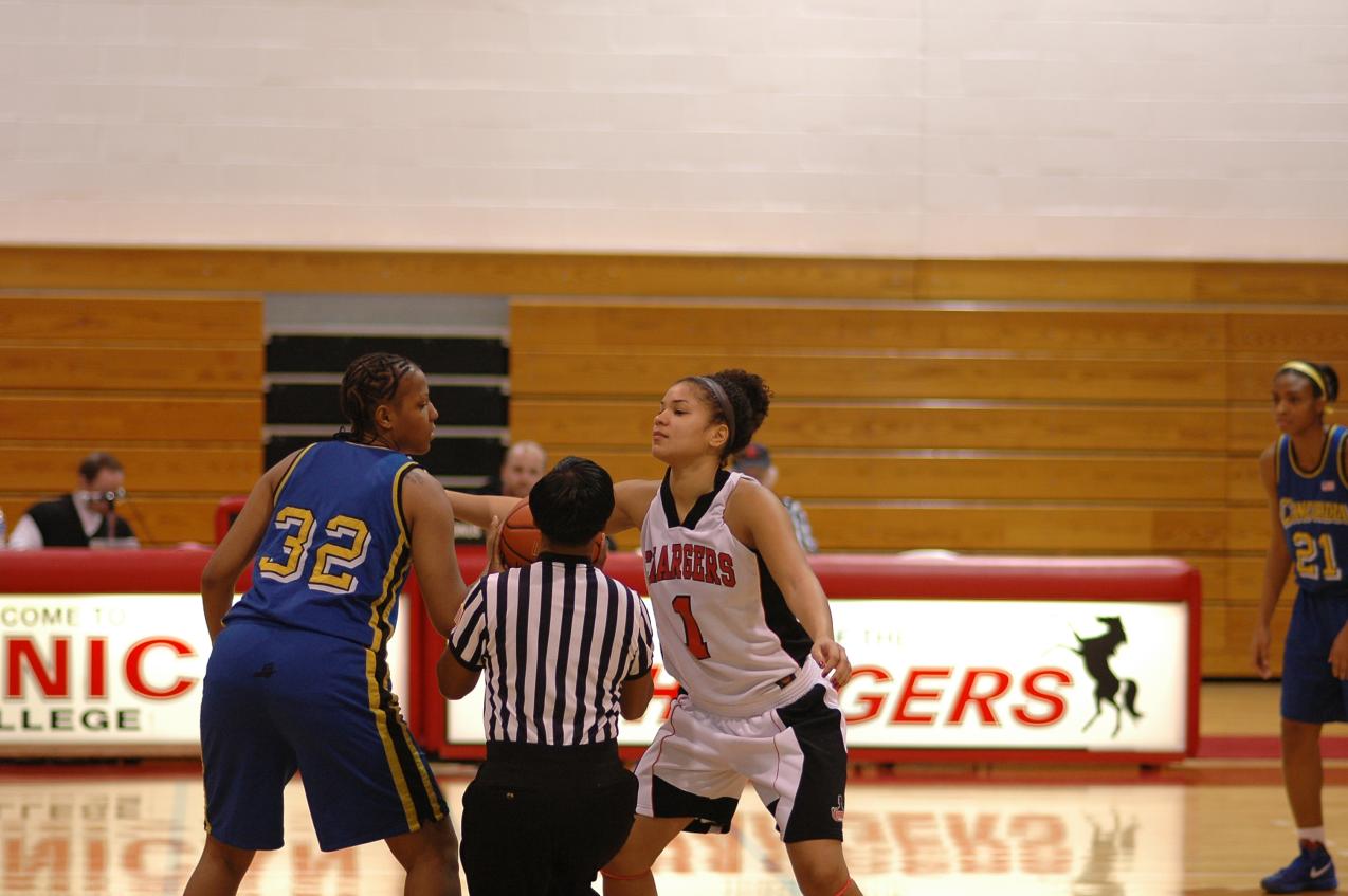 LADY CHARGER BASKETBALL FALLS TO NEW YORK INSTITUTE OF TECHNOLOGY