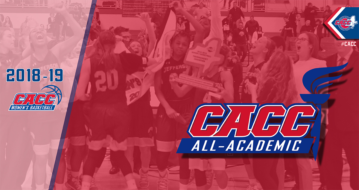 THIRTY-EIGHT STUDENT-ATHLETES NAMED TO 2018-19 CACC WOMEN'S BASKETBALL ALL-ACADEMIC TEAM