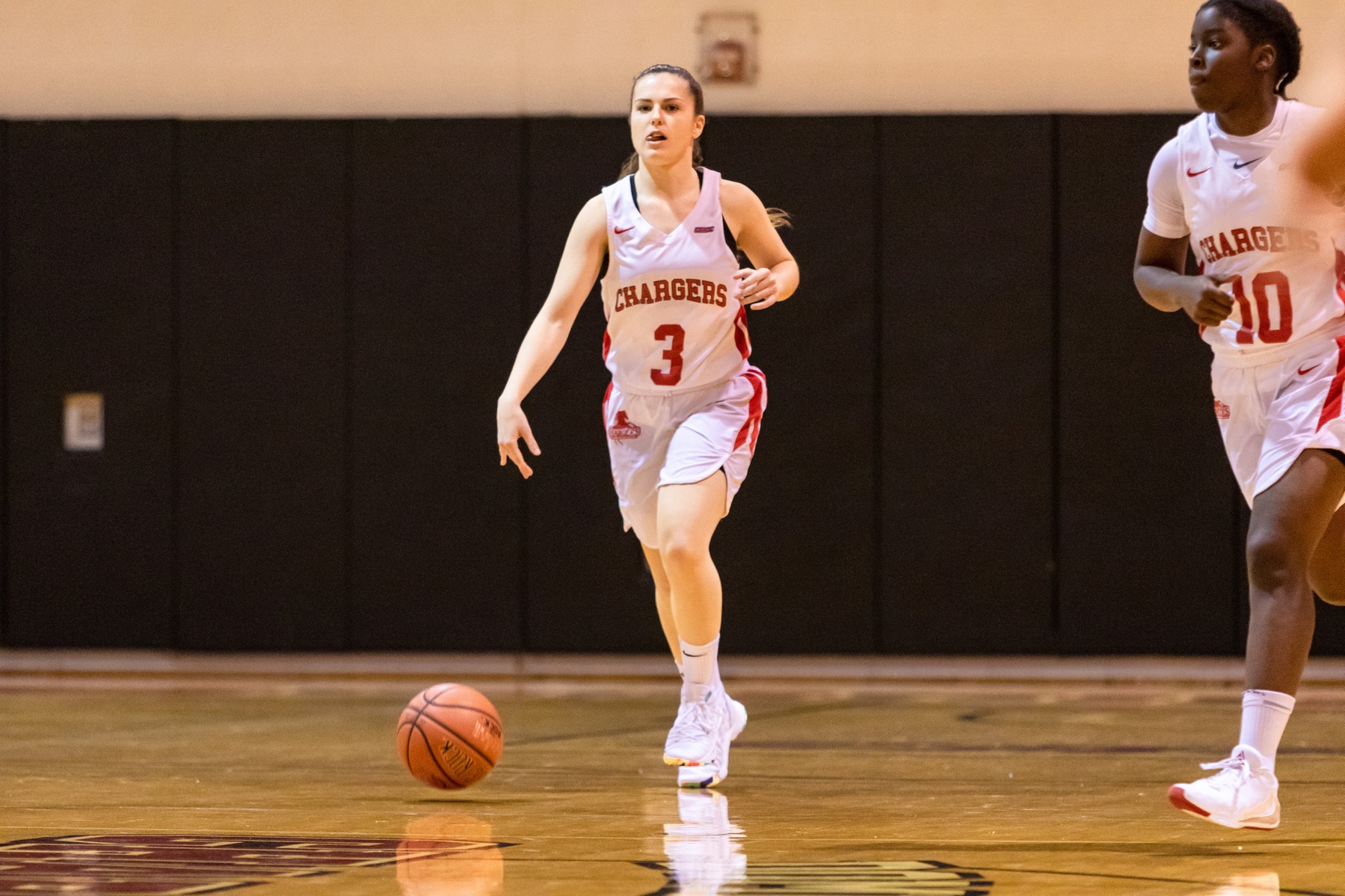 LADY CHARGERS WIN THIRD STRAIGHT, HAND HOLY FAMILY FIRST CACC LOSS