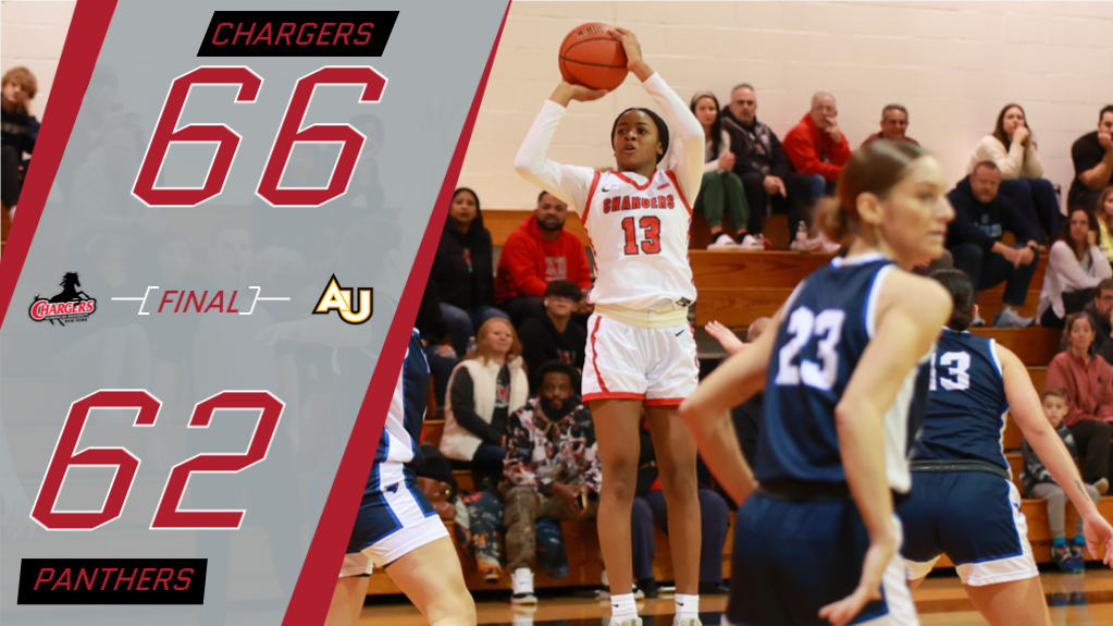 LADY CHARGERS OPEN 24-25 CAMPAIGN WITH WIN OVER ADELPHI UNIVERSITY