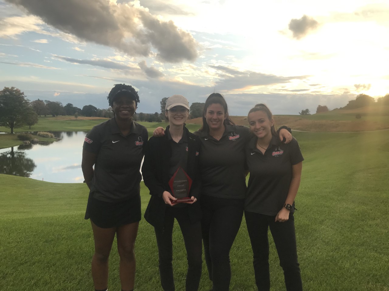 WOMEN'S GOLF WIN TEAM TITLE AT JEFFERSON TRI-MATCH #3