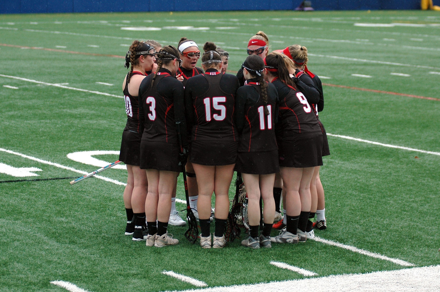 The Dominican College women's lacrosse team defeated Felician University today.