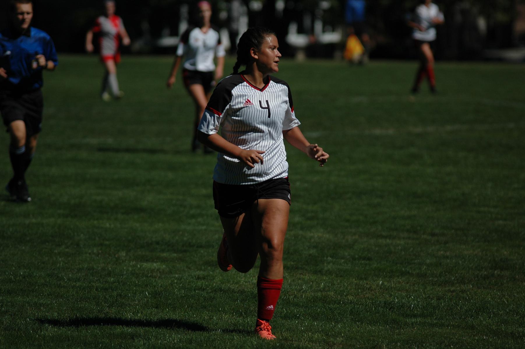 The women's soccer team fell 3-1 to Bentley University in their opening game of the 2018 season.