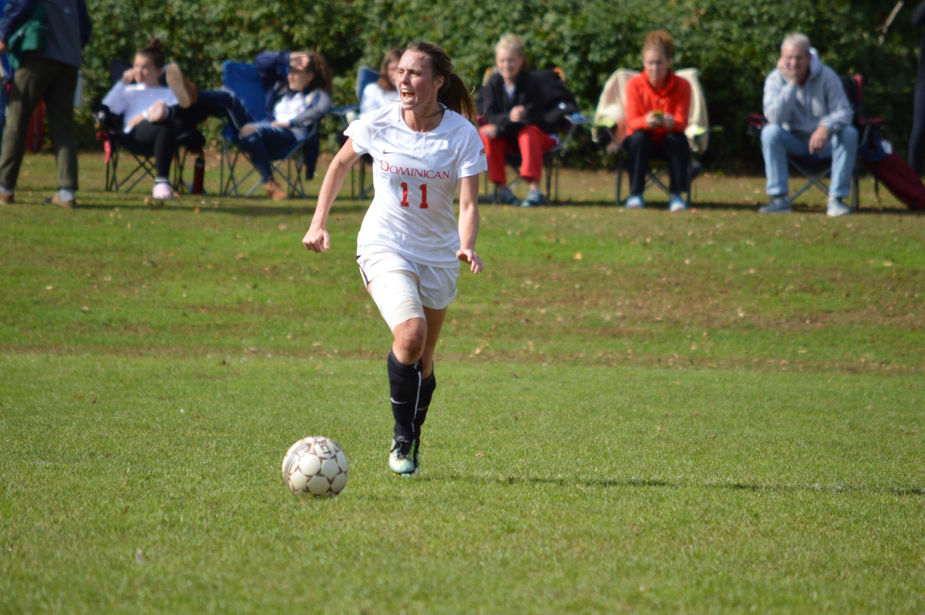 LADY CHARGERS CONCLUDE REGULAR SEASON WITH LOSS TO QUEENS COLLEGE