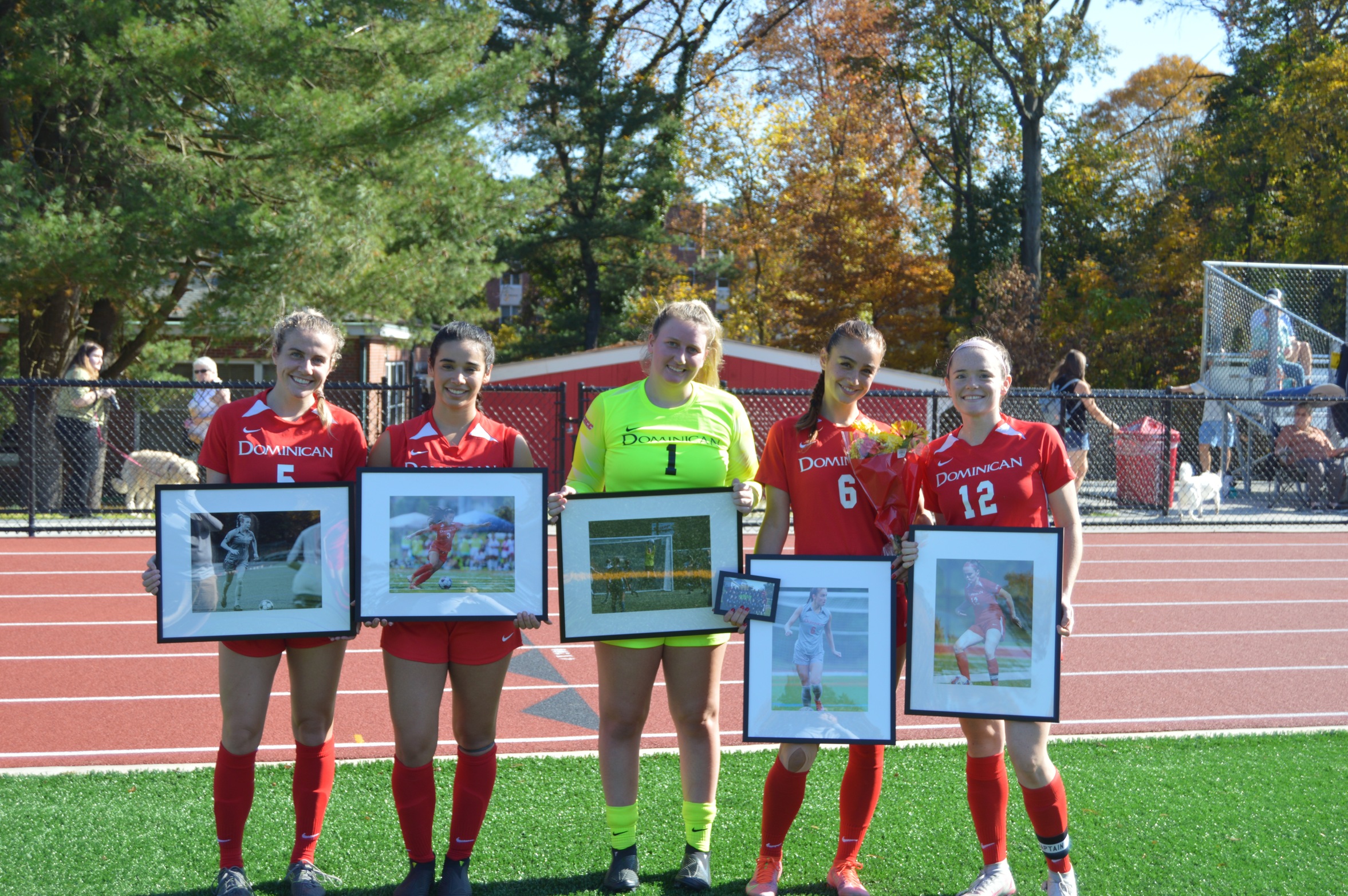 WOMEN'S SOCCER RALLY TO DEFEAT GRIFFINS ON SENIOR DAY