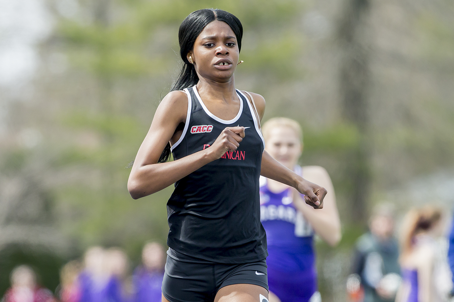 LADY CHARGERS COMPETE AT MONMOUTH WINTER INVITATIONAL