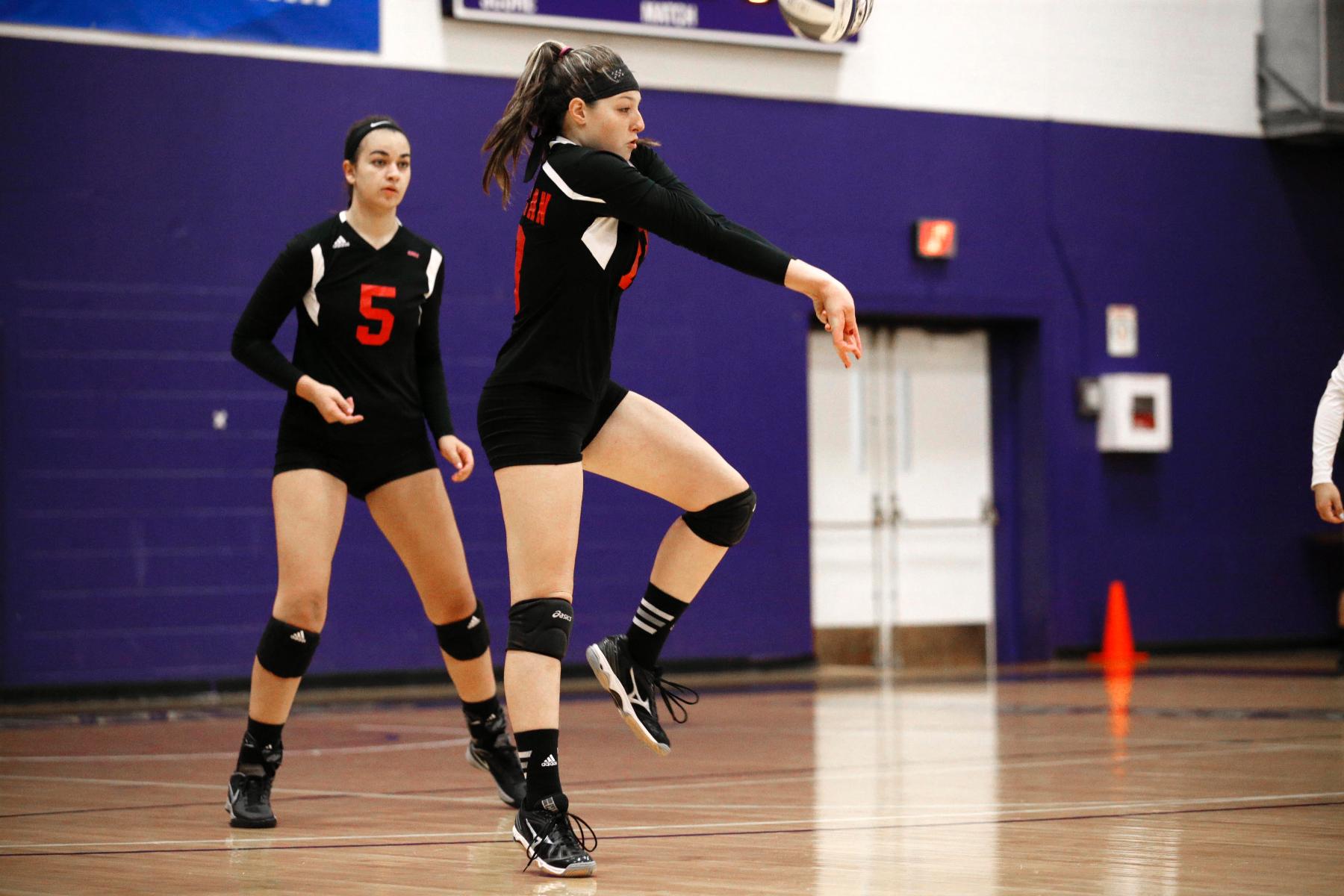WOMEN'S VOLLEYBALL LOSES AT POST UNIVERSITY