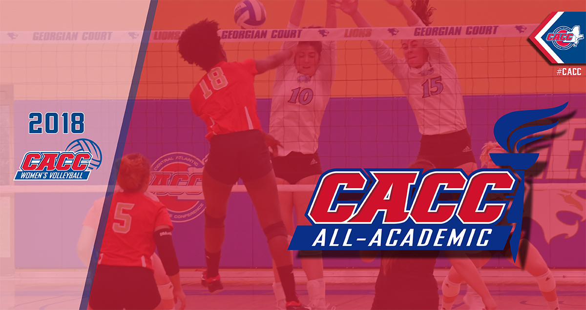 52 STUDENT-ATHLETES NAMED TO 2018 CACC WOMEN'S VOLLEYBALL ALL-ACADEMIC TEAM