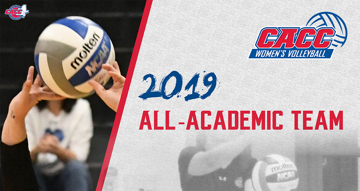 FORTY-NINE STUDENT-ATHLETES NAMED TO 2019 CACC WOMEN'S VOLLEYBALL ALL-ACADEMIC TEAM