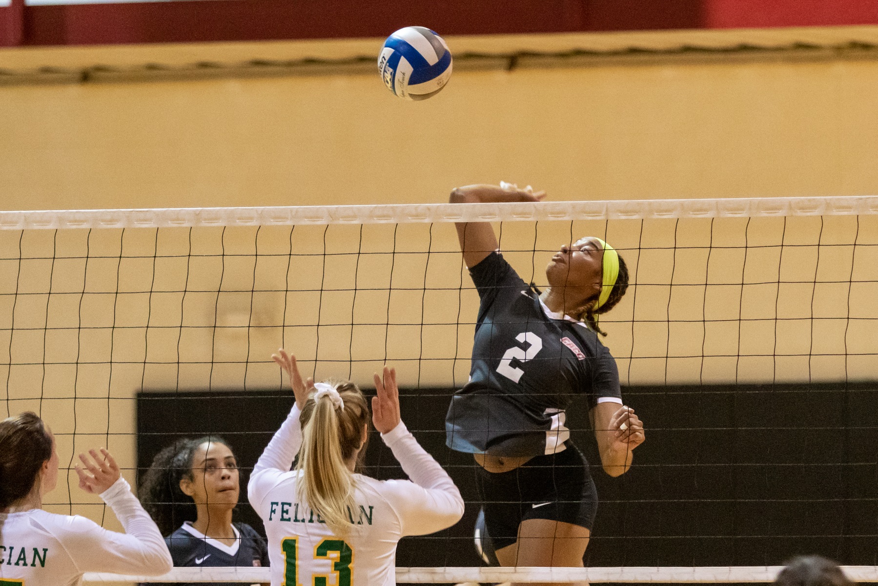 COUGARS RALLY TO UPEND WOMEN'S VOLLEYBALL