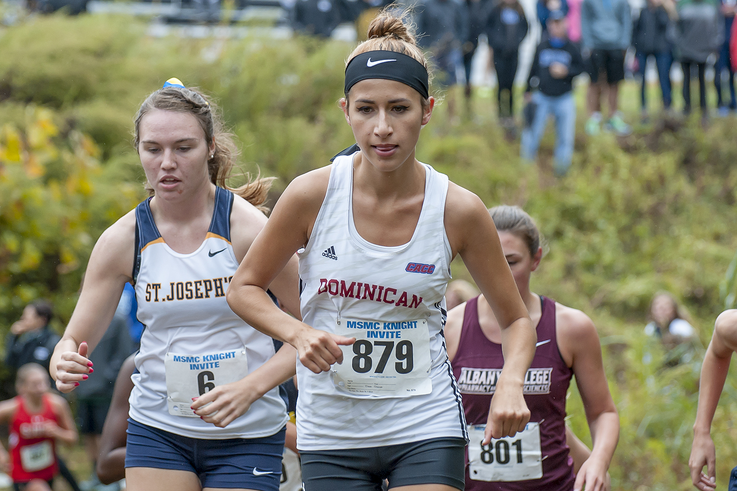 The women's cross country team finished in eighth place at the Purchase College Invitational