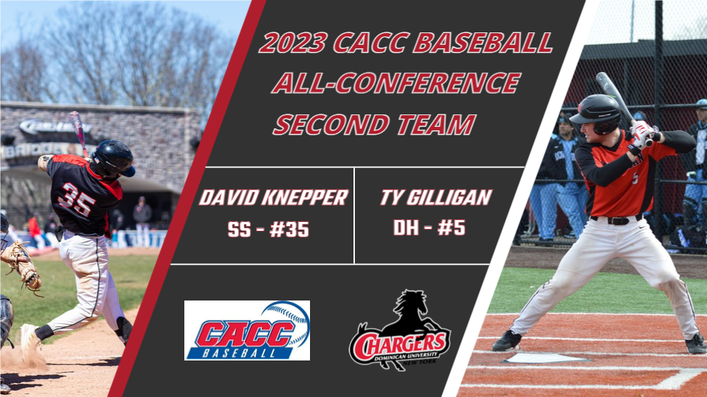 KNEPPER AND GILLIGAN CLAIM ALL-CACC BASEBALL SECOND TEAM HONORS