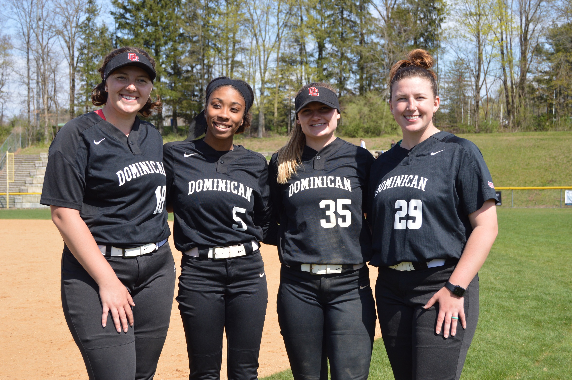 RAMS TAKE TWO FROM SOFTBALL ON SENIOR DAY