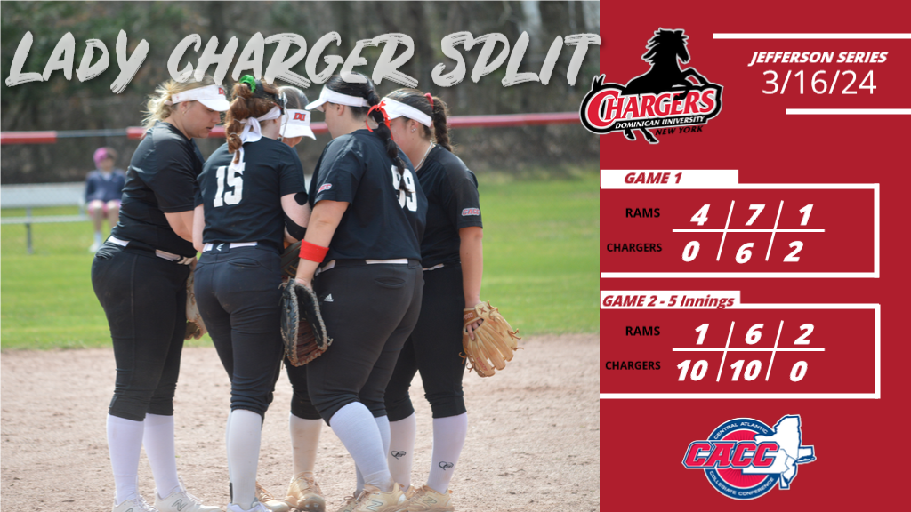 SOFTBALL OPENS CACC PLAY WITH SPLIT AGAINST THOMAS JEFFERSON UNIVERSITY