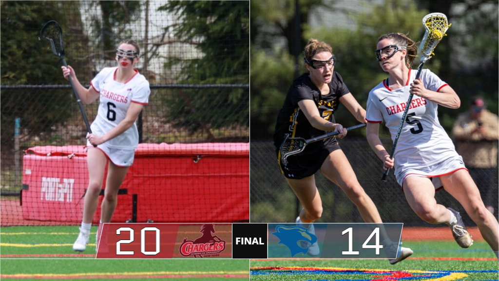 GRELLA SCORES CAREER HIGH, COSTELLO NETS 100TH CAREER GOAL AS LADY CHARGERS TOP LIONS
